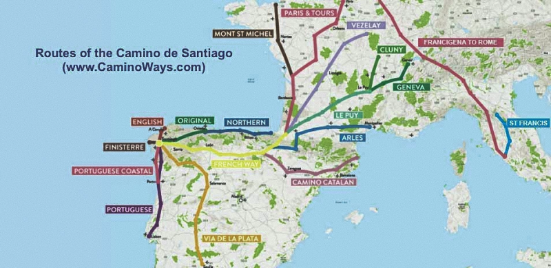 Camino de Santiago или Путь Святого Якова