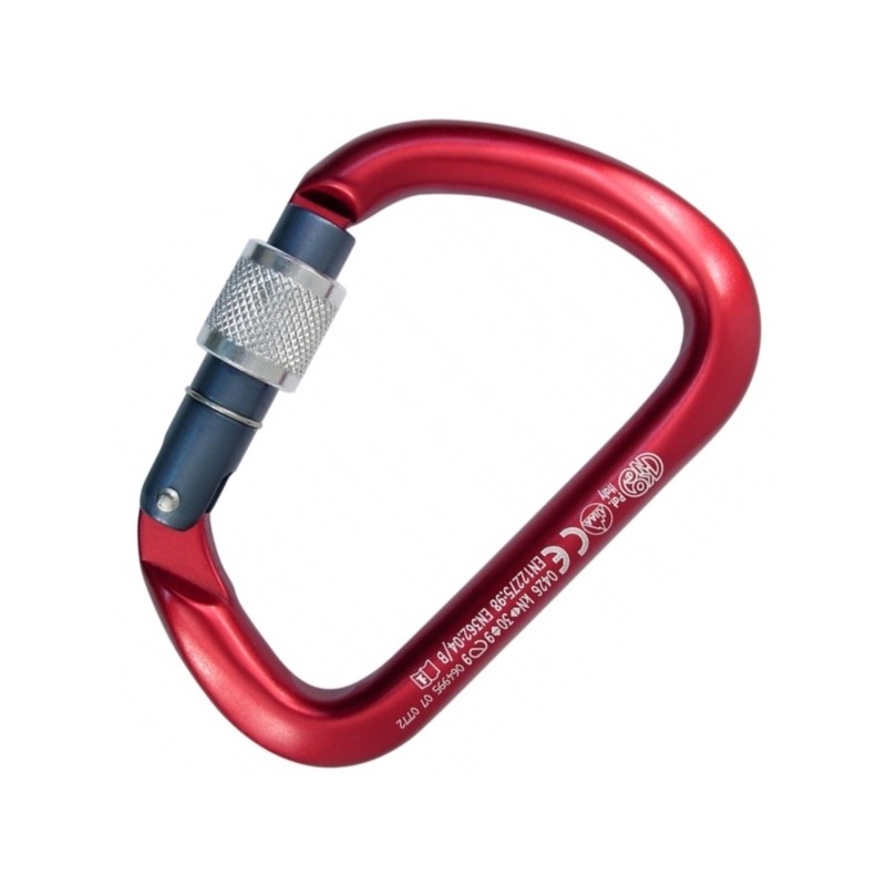 Kарабин X-Large Alu All Anod карабин с резьбовой муфтой (красный) Kарабин X-Large Alu All Anod карабин с резьбовой муфтой (красный)