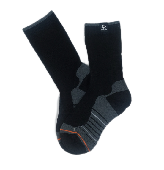 KAILAS носки Mid Cut Trekking Wool жен. (S, чёрный)