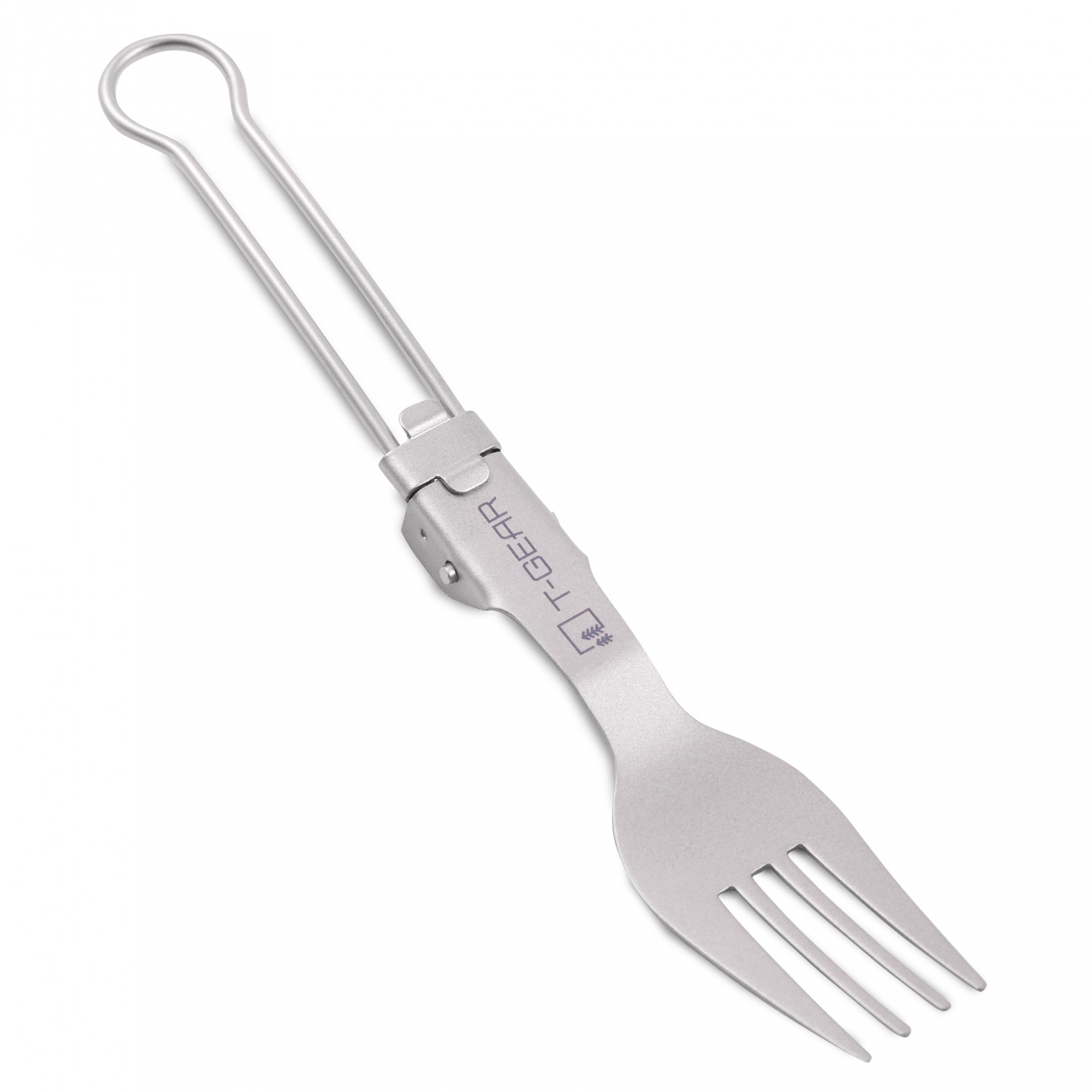 Титановая cкладная вилка T-Gear Titanium Folding Fork
