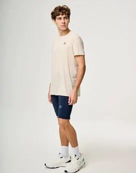 DE футболка беговая муж. (M, айвори)