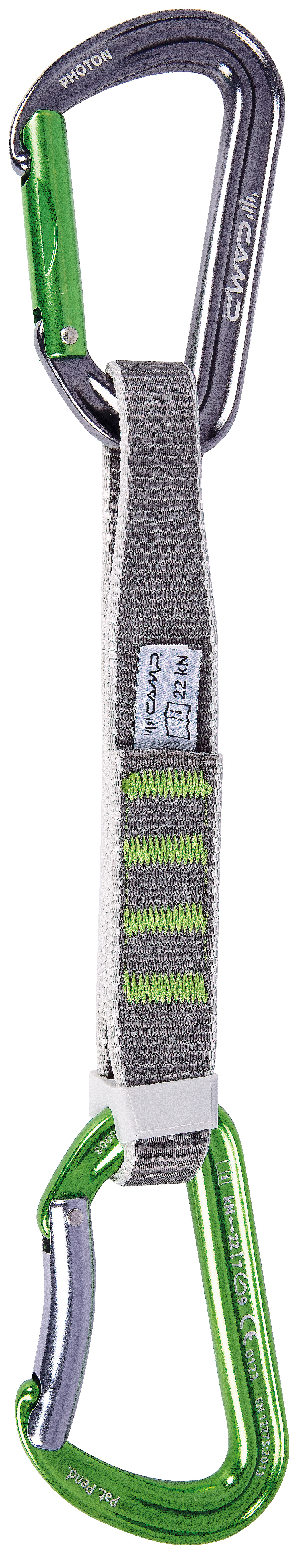 Комплект карабинов с оттяжкой CAMP PHOTON EXPRESS KS 18 cm