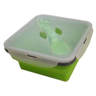 Контейнер силиконовый с ловилкой TRAMP 1000 мл