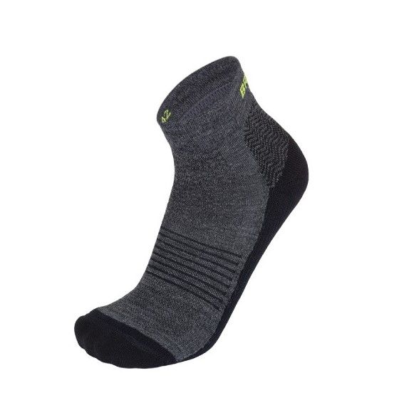BRBL носки NUNAVUT (35-38, anthracite melange/lime)