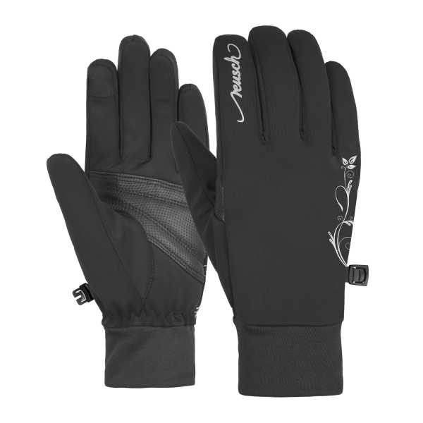 Reusch перчатки Saskia TOUCHTEC (6, black/silver)