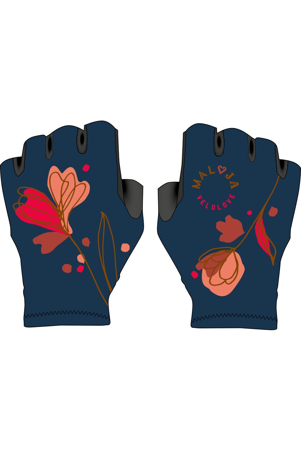 Велосипедные перчатки без пальцев Maloja SerbotaM