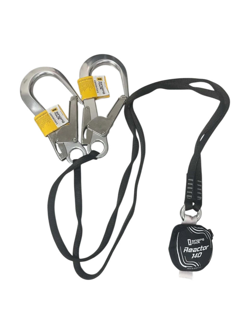 Амортизатор рывка с карабинами Singing Rock REACTOR 140 Y, 155 см