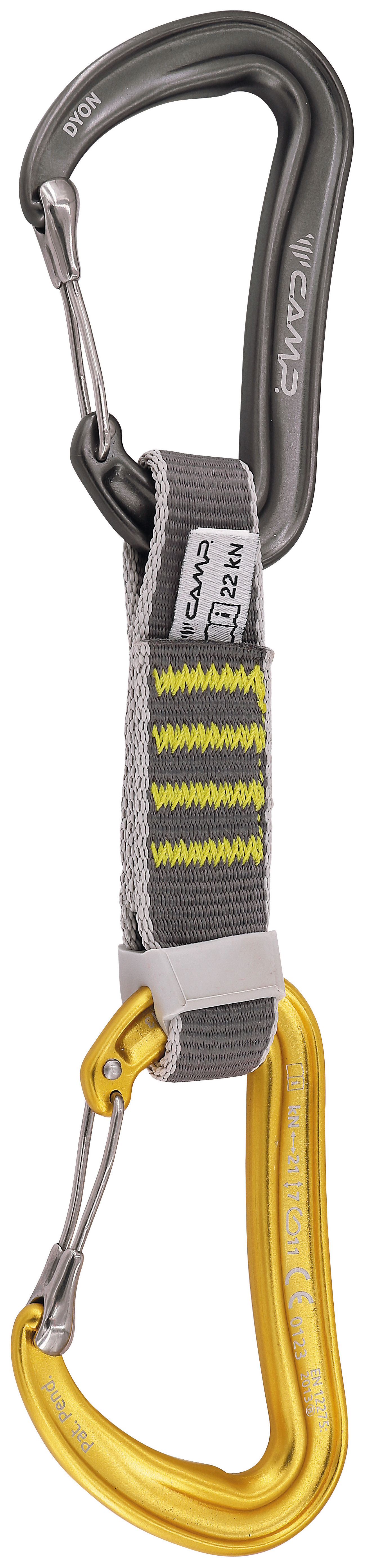 Оттяжка с карабинами CAMP DYON EXPRESS KS 12 cm