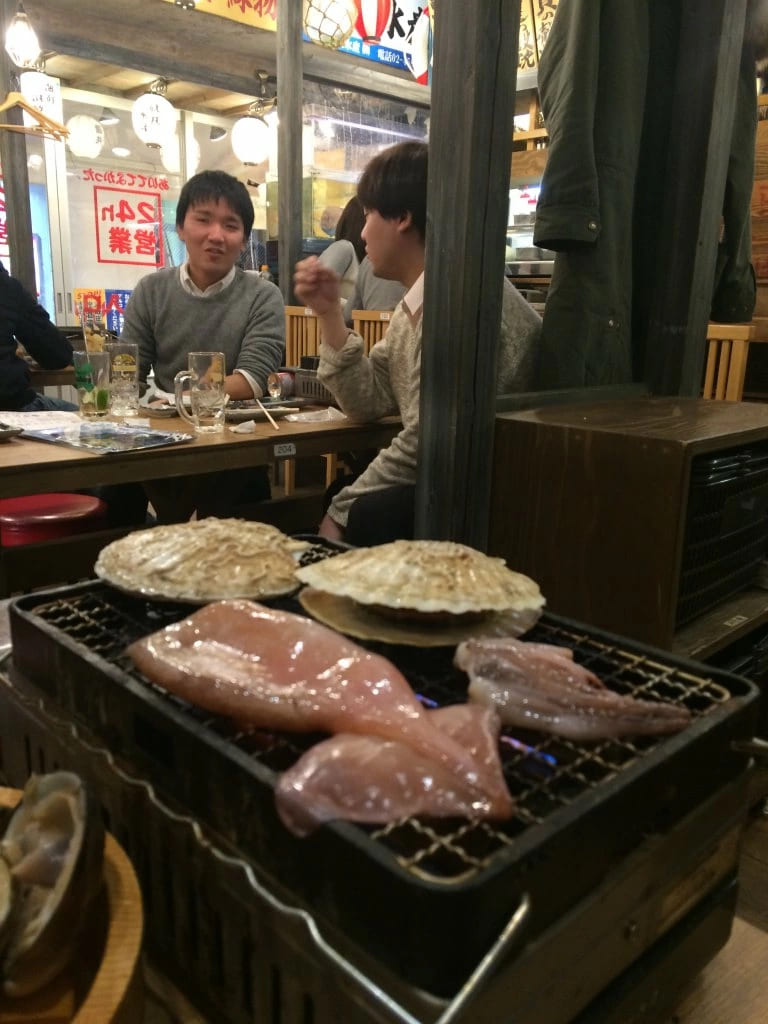 Типичная японская идзакая