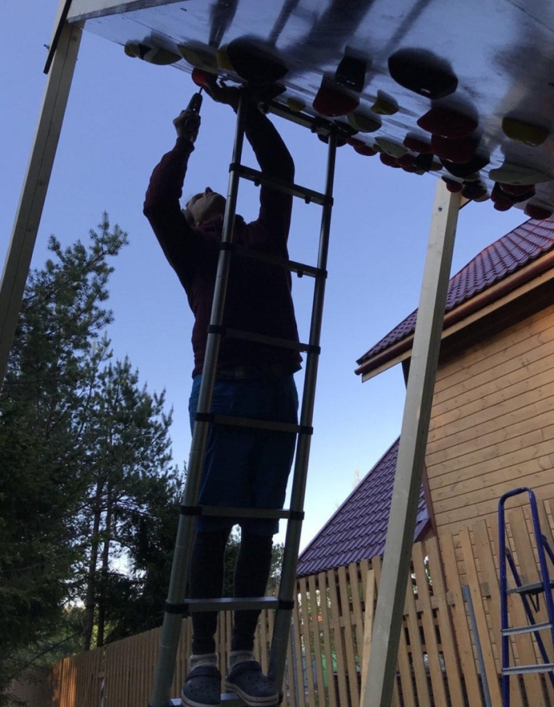 Установка зацепов для Мунборда