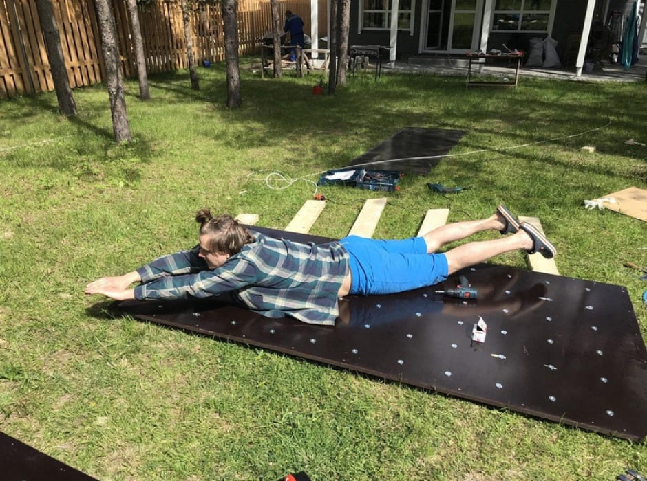 Установка гаек