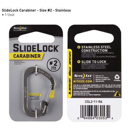 Карабин металический Carabiner SlideLock
