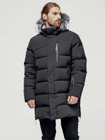 Мужская пуховая куртка LAPLANGER Норман (опушка енот)