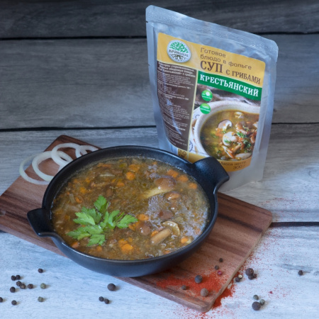 Готовое блюдо консервированное Кронидов Суп крестьянский с грибами 300 г