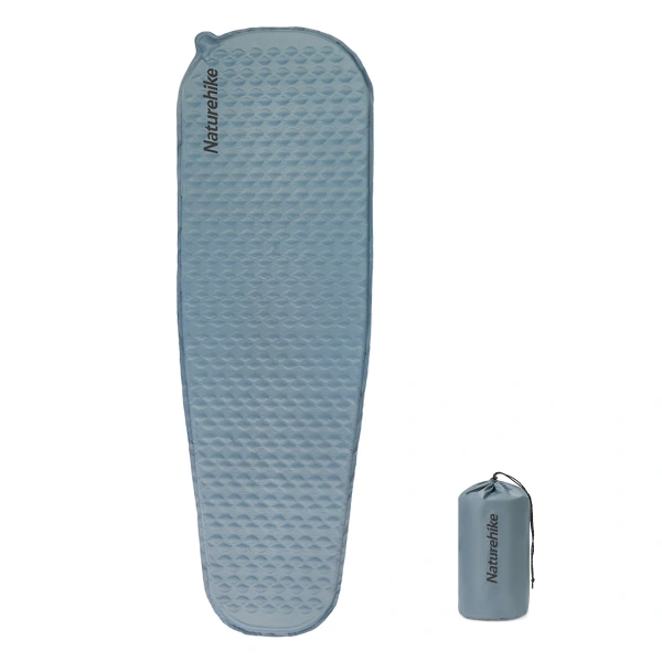 Naturehike коврик cамонадувающийся Yugu R2.1 Ultralight Mummy 3.5 см  (голубой)