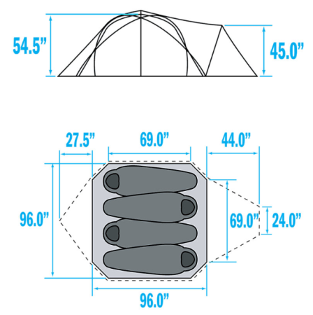 Палатка The North Face Bastion 4