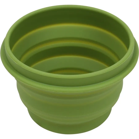 Миска силиконовая TRACK с крышкой оливковая 500 мл