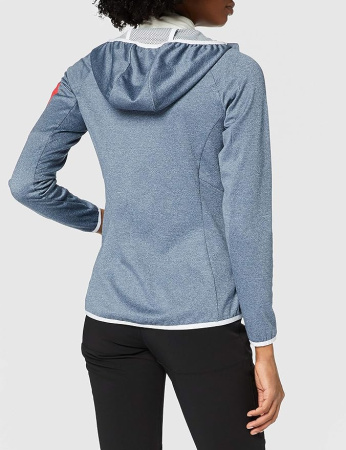 Тонкая флисовая куртка JACK WOLFSKIN MILFORD HOODED