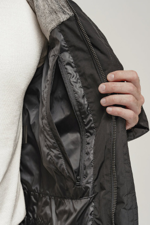 Мужская пуховая куртка LAPLANGER Норман (опушка чернобурка)