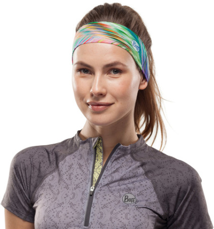 Повязка BUFF CoolNet UV+ Slim Headband Jayla Multi