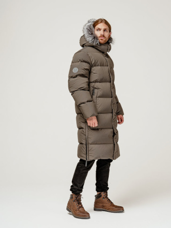 Мужское пуховое пальто LAPLANGER Флойд (опушка енот)