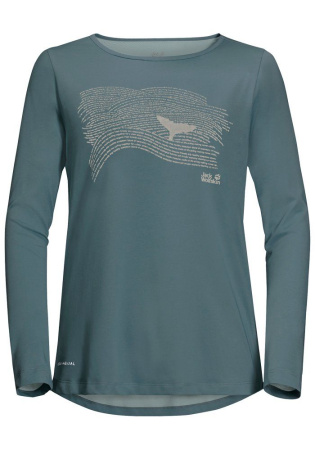 Футболка JACK WOLFSKIN OCEAN FIN LONGSLEEVE