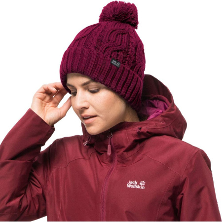 Шапка JACK WOLFSKIN STORMLOCK POMPOM