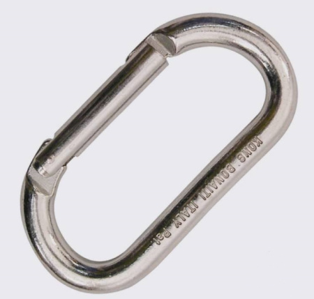 Карабин KONG Oval Steel Straight Gate