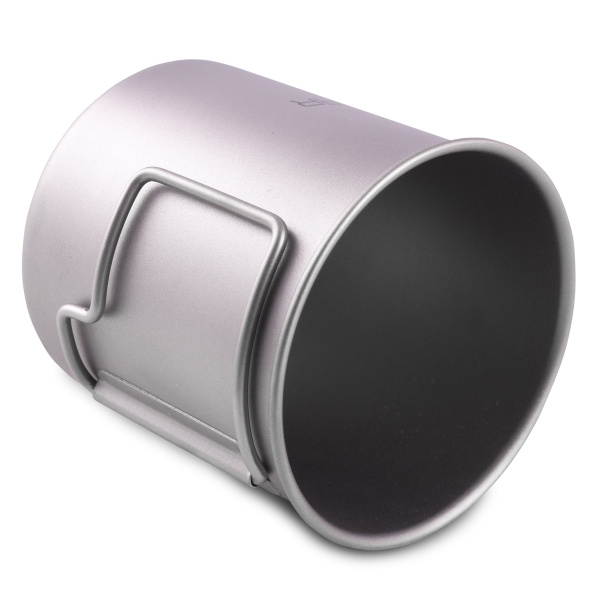 Титановая кружкa с крышкой T-Gear Titanium Mug With Lid 400