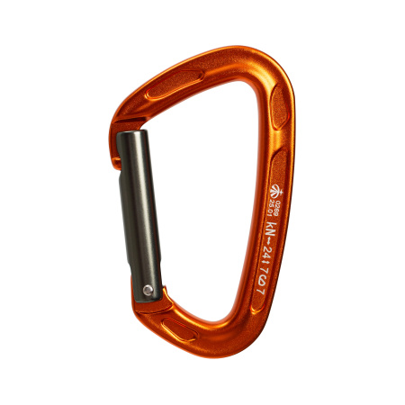 ВЕРТИКАЛЬ карабин cкалолазный с прямой защелкой (Keylock) (orange)