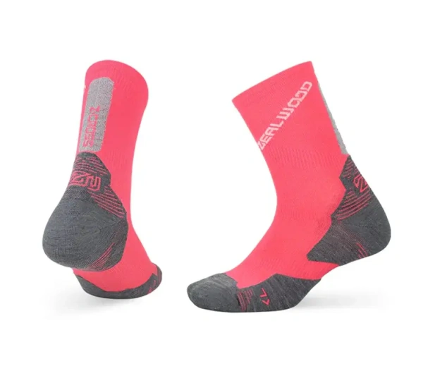 ZealWood носки Merino Wool Z.CROSS R2 (S, серый/розовый)