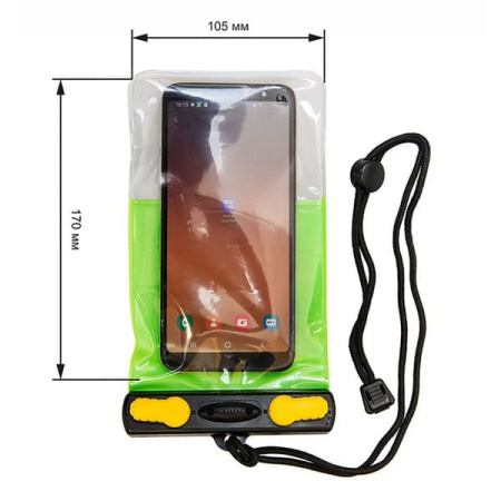 Чехол водонепроницаемый AQUAPAC Aquasac Waterproof  IPhone Case Green