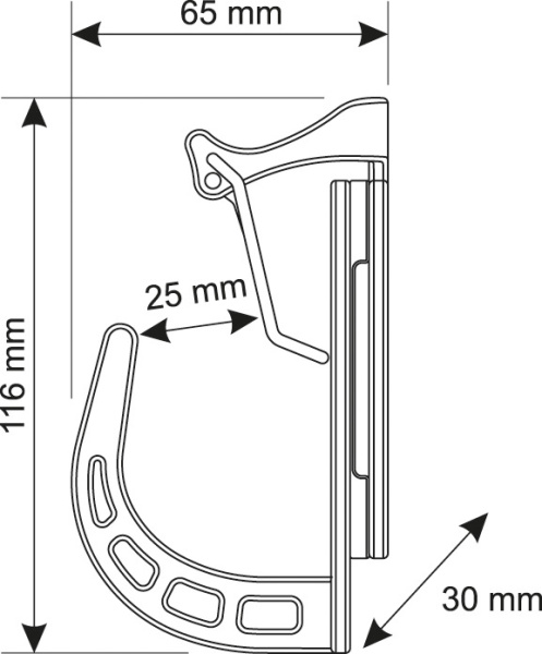 Вспомогательный карабин для развески снаряжения и инструментов CAMP KILO
