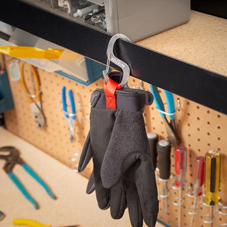 Аксессуарный карабин-крюк металлический NITE IZE S-Biner Hook-N-Hold S-Hook