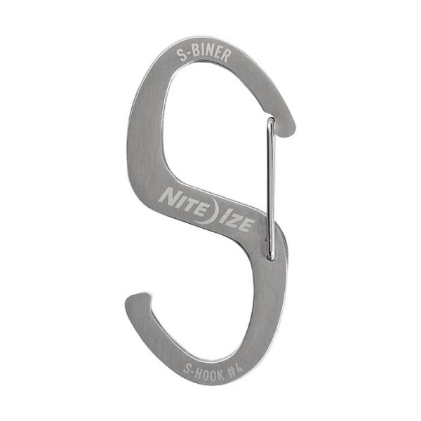 Аксессуарный карабин-крюк металлический NITE IZE S-Biner Hook-N-Hold S-Hook