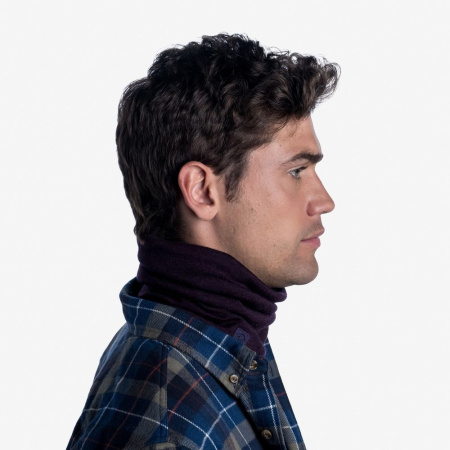 Бандана BUFF Heavyweight Merino Wool Solid Deep Purple
