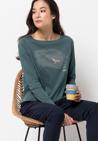 Футболка JACK WOLFSKIN OCEAN FIN LONGSLEEVE