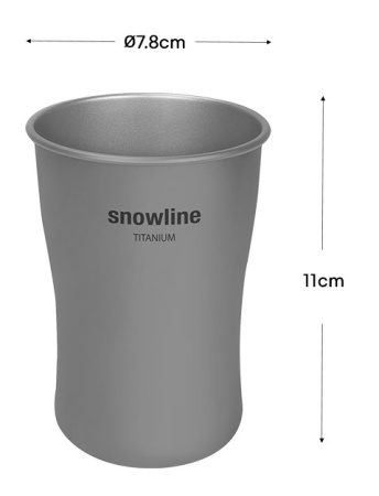 Стакан Snow Line Titanium Single Walled Cup 380мл 
