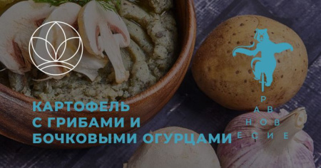 Сублимированное блюдо Равновесие Картофель с грибами и бочковыми огурцами Сублимированное блюдо Равновесие Картофель с грибами и бочковыми огурцами