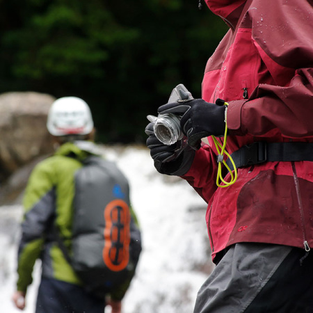 Чехол герметичный AQUAPAC Mini Camera Case with Hard Lens (Cool Grey)