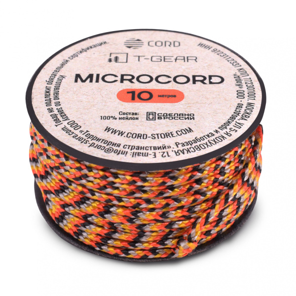 Микрокорд T-Gear x CORD nylon 1.2 мм (катушка 10м) 