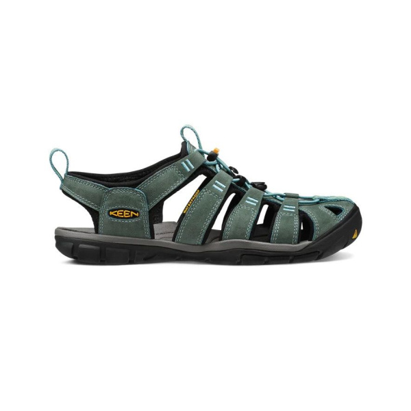 KEEN сандалии Clearwater CNX Leather жен. (7, mineral blue/yellow)