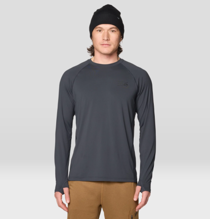 MHW футболка Crater Lake Long Sleeve Crew муж. (XXL, темно-серый)