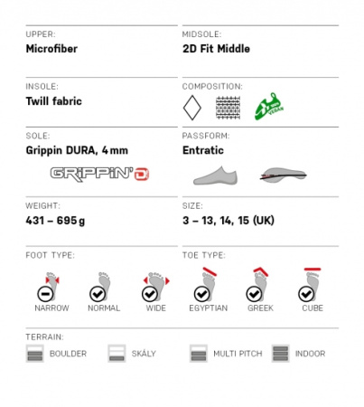 Скальные туфли OCUN STRIKE QC Скальные туфли OCUN STRIKE QC