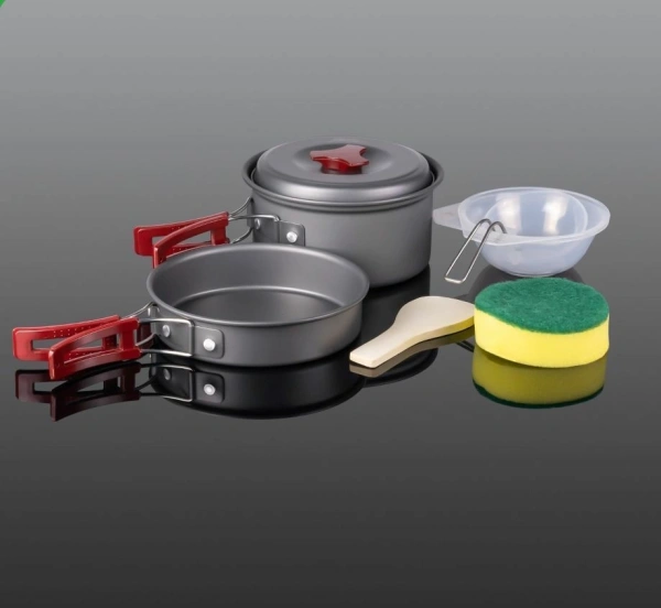 Набор посуды BRS-151: 1 кастрюля, 1 сковородка (1-2 персоны)