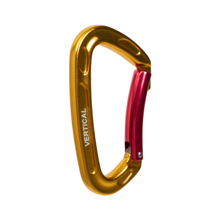 Скалолазный карабин ВЕРТИКАЛЬ с гнутой защелкой (Keylock)