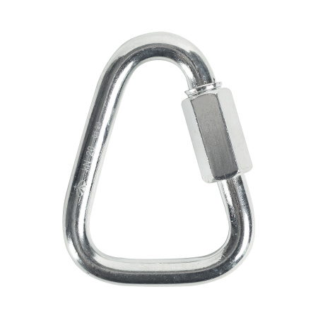 Карабин треугольный стальной резьбовой ВЕРТИКАЛЬ Delta 10 мм