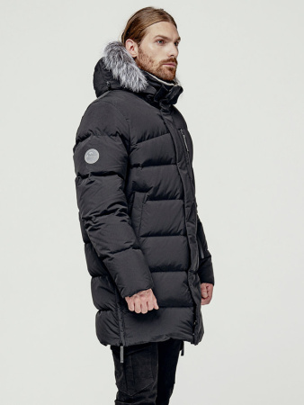 Мужская пуховая куртка LAPLANGER Норман (опушка енот)