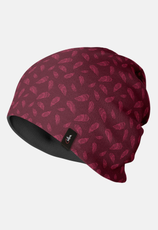 CHILLAZ шапка Active Feather Ornament (burgundy)