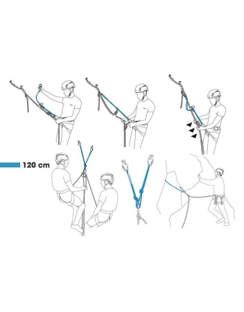 Петля BEAL DYNALOOP 8.3 мм 120 см